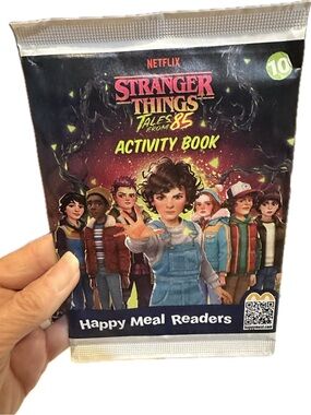 2026 MCDONALDS STRANGER THINGS TALES ACTIVITY BOOK READER #10 HAPPY MEAL NETFLIX